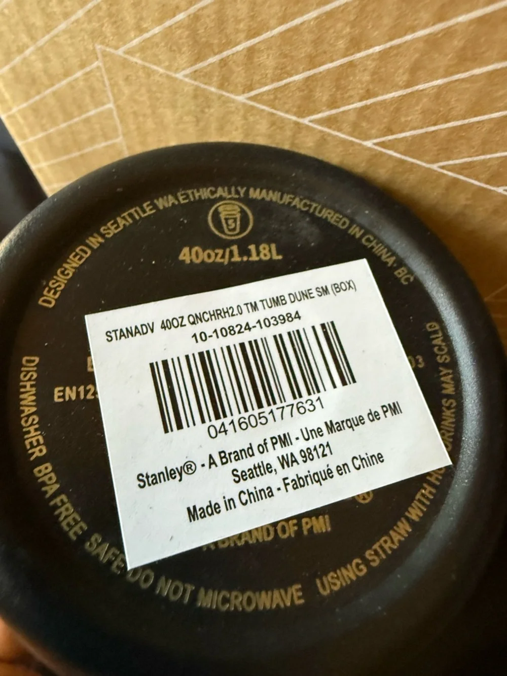 New Stanley 40oz Black & Gold Laser Engraved Disney Castle Stainless Tumbler - Picture 13 of 13